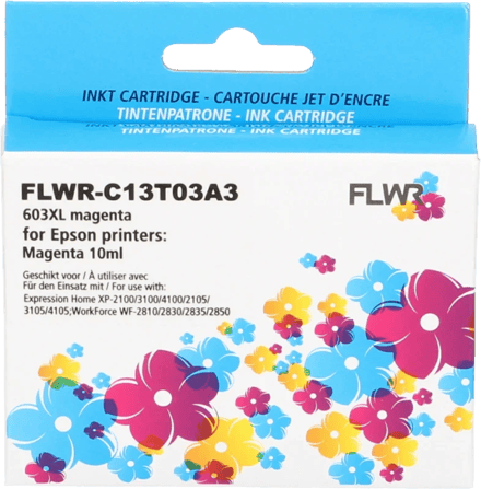 FLWR - Inktcartridge / 603XL / Magenta - Geschikt voor Epson
