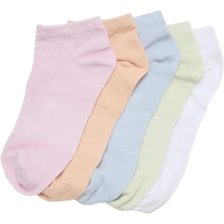 Urban Classics - No Show 5Pack Enkelsokken - 43/46 - Multicolours