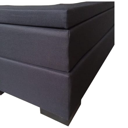 Slaaploods.nl Sara - Boxspring Inclusief Matras - 120x200 cm - Zwart