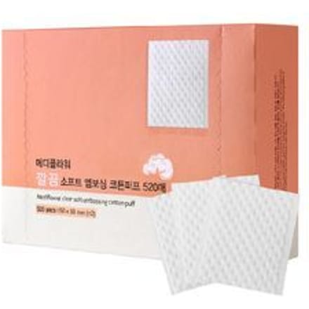 MediFlower - Clear Soft Embossing Cotton Puff 520 pads