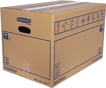 Robuuste Verhuisdozen met Handgrepen - Verpakking van 10 Stuks
