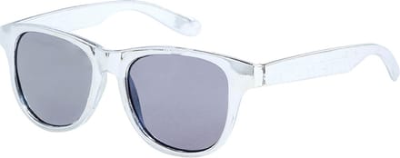 Lunettes de Soleil Montures Argentées Années 80 Disco Carnaval Nouvel An