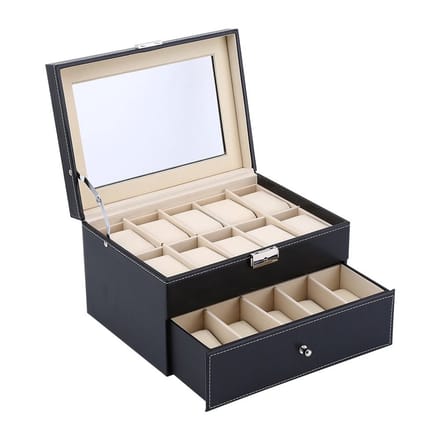 Dailygoods - Sieraden Opbergdoos - Pu Lederen Display Case - 20