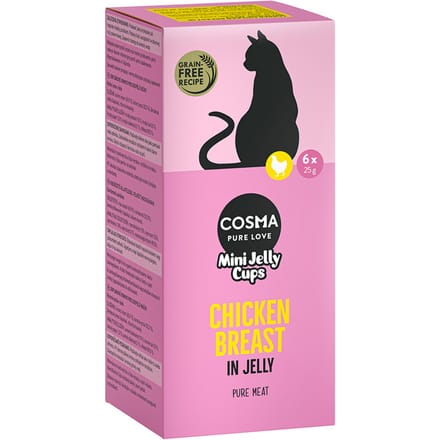 Cosma Mini Jelly Cups 6 x 25 g  - Kipflet
