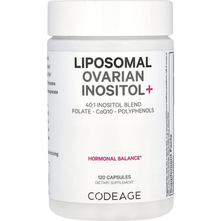 Codeage, liposomal, inositol+ ovarien, 120 gélules
