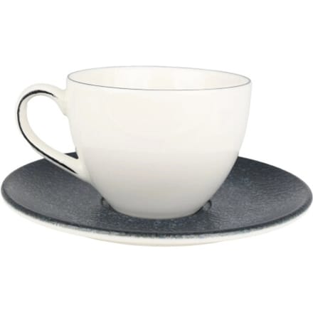 Bonna Mega - Thee kopjes & schotel - 230 cc - Porselein - set van 6