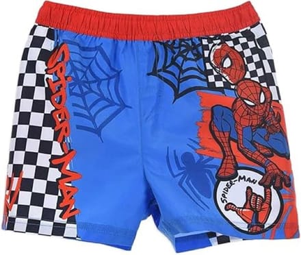 Spiderman zwembroek - blauw - Spider-Man zwemshort boxershort - maat 98