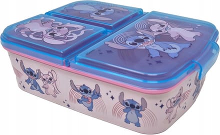 Merkloze Lunchbox met 3 Vakken - Vrolijk Kinderontwerp