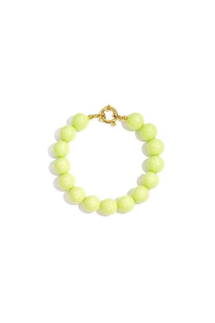 Bijoutheek Armband (Sieraad) Kralen Statement 12mm Peak Green