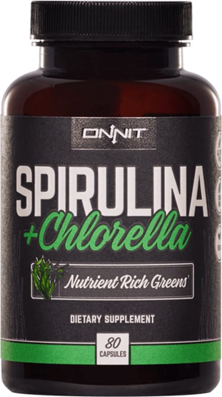 Onnit - Spirulina en Chlorella - Supports Detoxification - 80 capsules