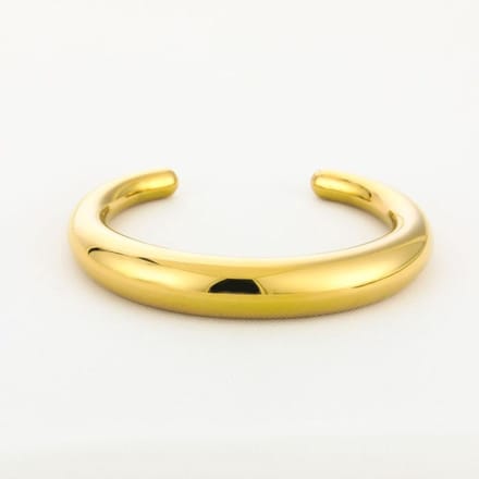 Bijoutheek Armband (Sieraad) Basic Bangle Rond Goudkleurig