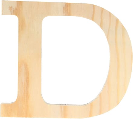Artemio houten letter D 11.5 cm