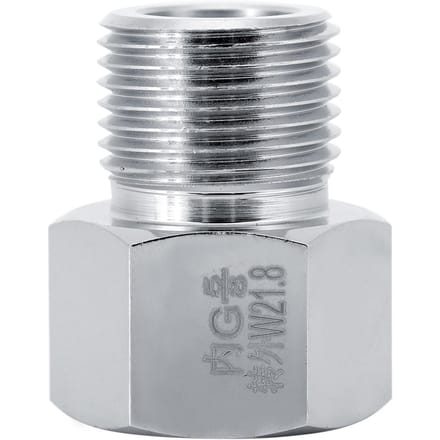 Cilinder Adapter Connector Converter voor Aquarium CO2 Regulator Vrouwelijk G5 8 naar Mannelijk W21.8 gray