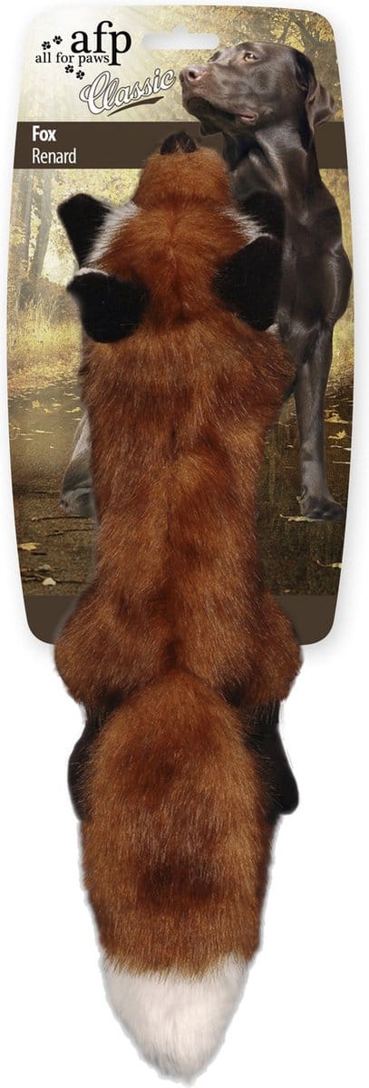 All For Paws Speeltje Vos - Hondenspeelgoed - 39x20x12 cm Bruin
