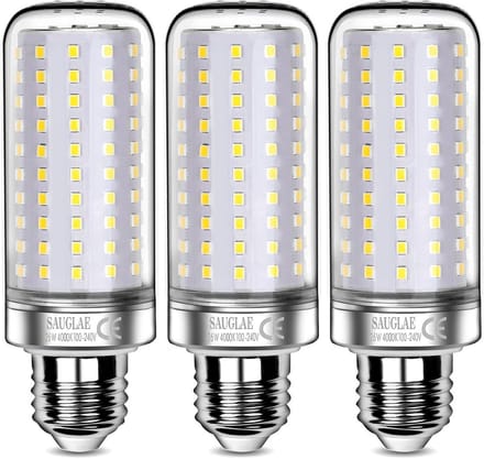 26 W LED-lampen E27 - Neutraal Wit 4000K, 3000 Lumen, Vervangt 200 W Gloeilampen - Set van 3