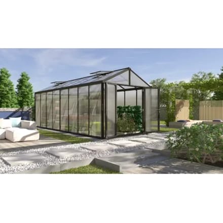 Vitavia Tuinkas Zeus Comfort 15700 - Polycarbonaat 10mm - Zwart - 258x614x250cm