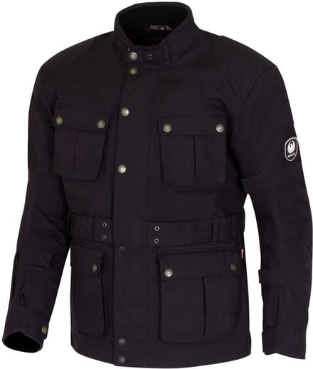 Merlin Burslem Eco Gelamineerde Zwart Textiele Motorjas - Jas