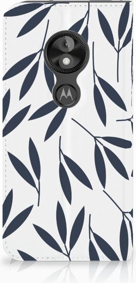 Motorola Moto E5 Play Smart Cover Leaves Blue