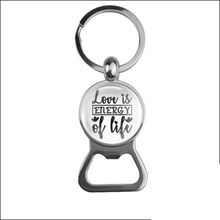 Bieropener Glas - Love Is Energy Of Life