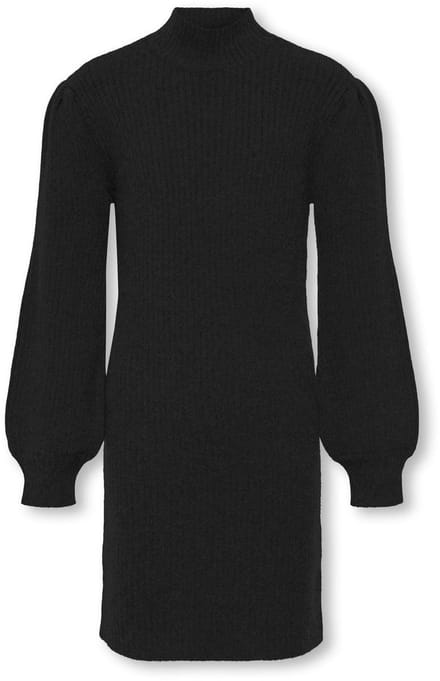 ONLY KOGKATIA L/S DRESS KNT Meisjes Jurk - Black