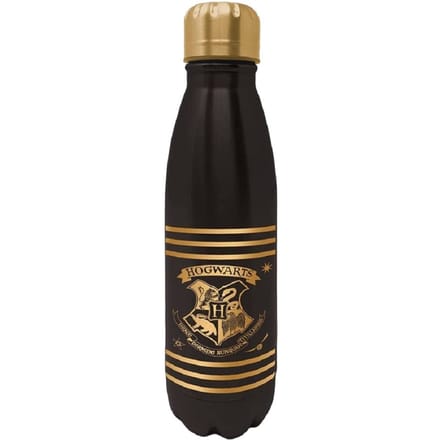 Harry Potter Waterfles (Zwart/Goud)