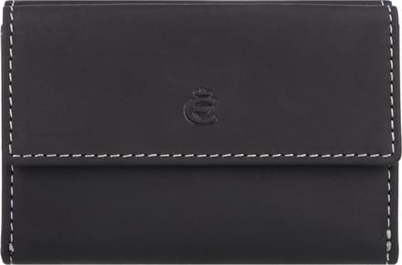 Esquire Dallas Portemonnee RFID-bescherming Leer 10 cm - Unisex - Horizontaal - schwarz