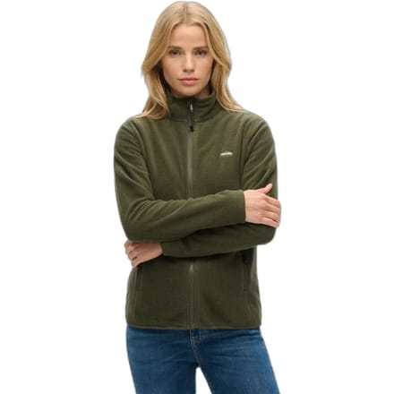 Superdry - Polarfleecejack met volledige rits - Dames - Truien
