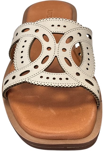 River Woods Slipper Offwhite - Maat 41