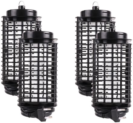 Benson Muggenlamp - 4x - UV-LED - 10 x 22 cm - insectenlamp - 40 m bereik