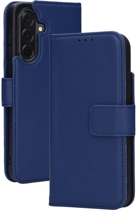 Mobiparts Leather Wallet Case geschikt voor Samsung Galaxy A36 - Blauw