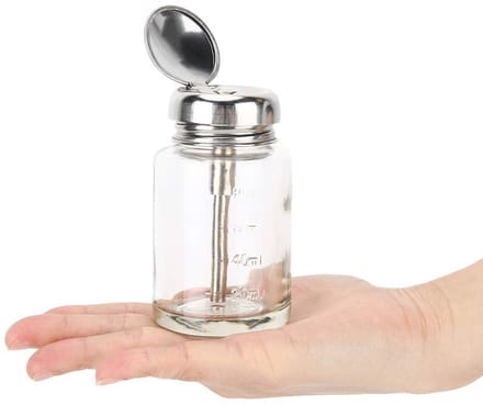 Dailygoods- Nagellak Remover Pomp Dispenser - Herbruikbare Glazen