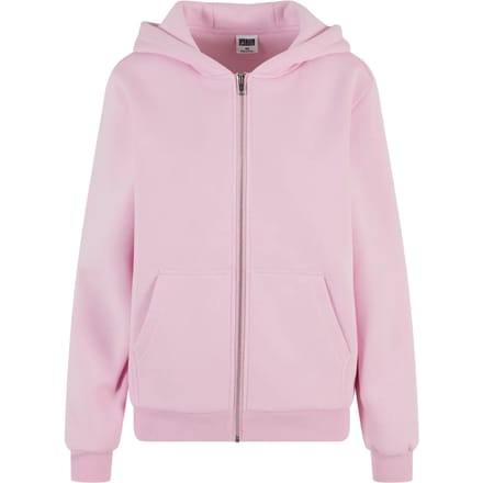 Urban Classics - Fluffy Vest met capuchon - S - Roze
