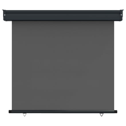 vidaXL - Balkon - Zij - Zonnescherm - 80 - x - 250 - cm - 100% - polyester, - ijzer, - staal