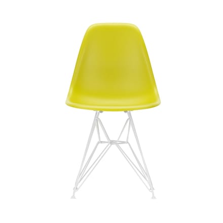 Vitra Outdoor Eames Plastic Chair DSR - mosterd RE - mosterd RE - wit