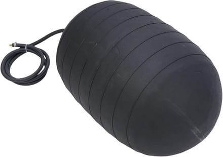 Opblaasbare Pijpplug - Afvoerstop Testbal - Lekdetectie Bouw - Aanpasbare Pasvorm - 42 x 52 cm - Zwart