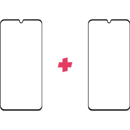 DuoPack: Xiaomi Mi Note 10 screenprotector gehard glas Edge to Edge