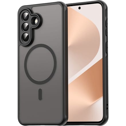 CaseBody Samsung Galaxy A57 Magnetic Case Zwart