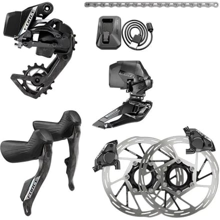 Sram Force E-tap Axs E1 2x Hidro Flat Mount Cl Groepset Zilver 36t