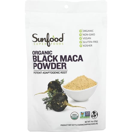 Superfoods, Biologisch Zwart Macapoeder, 4 oz (113 gr)