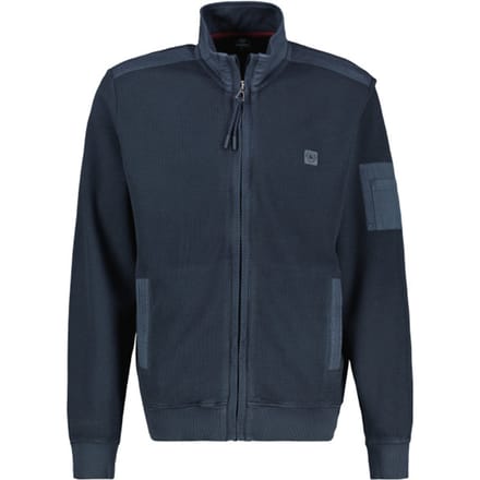 Lerros - Sweatvest - Mannen - M - 485 CLASSIC NAVY - Katoen - 2524522
