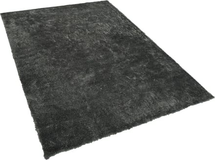 EVREN - Shaggy vloerkleed - Donkergrijs - 140 x 200 cm - Polyester