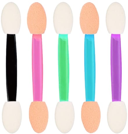 Dailygoods- Oogschaduwapplicators 100 stuks - Wegwerp - Dubbelzijdig - Make-upapplicator - Spons - Huidvriendelijk materiaal - Make-upapplicators