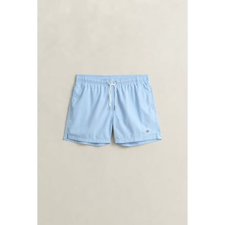 Gant Solid Color Swim Shorts Sky Blue / male