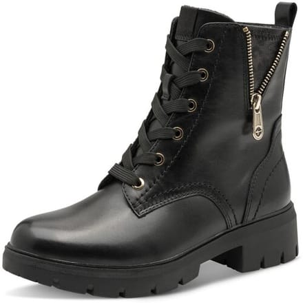 Tamaris Comfort Essentials Dames Laarzen - Zwart/Goud