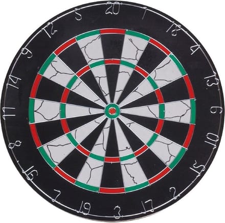 Dartbord Longfield set - Dia 45 cm - met 6 dartpijltjes van 18 gram