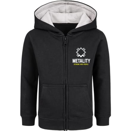 Metality Kinder vesten voor kinderen - Logo - voor Kinderen - zwart