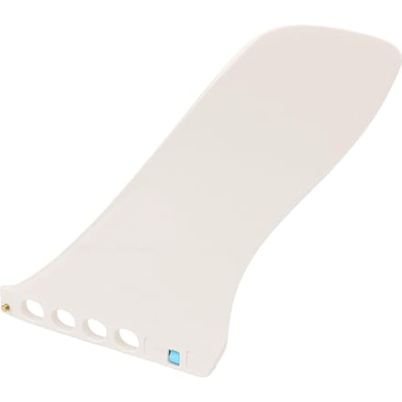 Aileron de Surf 9,25 Pouces Installation Sans Vis Nylon Fibre de Verre Aileron de Queue pour Paddleboard Remplacement Blanc blanc