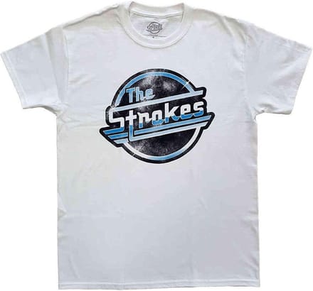 The Strokes - Distressed OG Magna Heren T-shirt - M - Wit