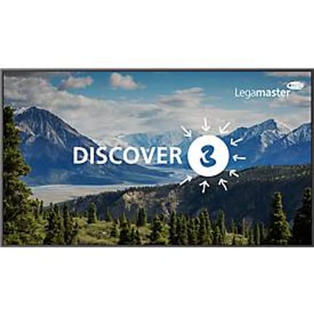 Legamaster Large Format display Energielabel: C (A - G) 75 inch 3840 x 2160 Pixel 24/7