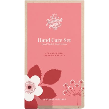The Handmade Soap Coriander Seed, Geranium & Vetiver Handzeep en handlotion geschenkset Manicuresets Unisex